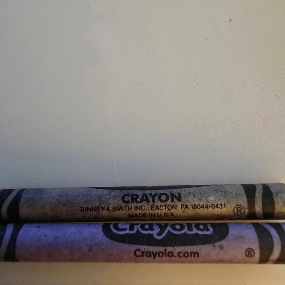Crayola Cornflower Blue Crayon Set Vintage Binney Smith Blue 2pc Art Supplies